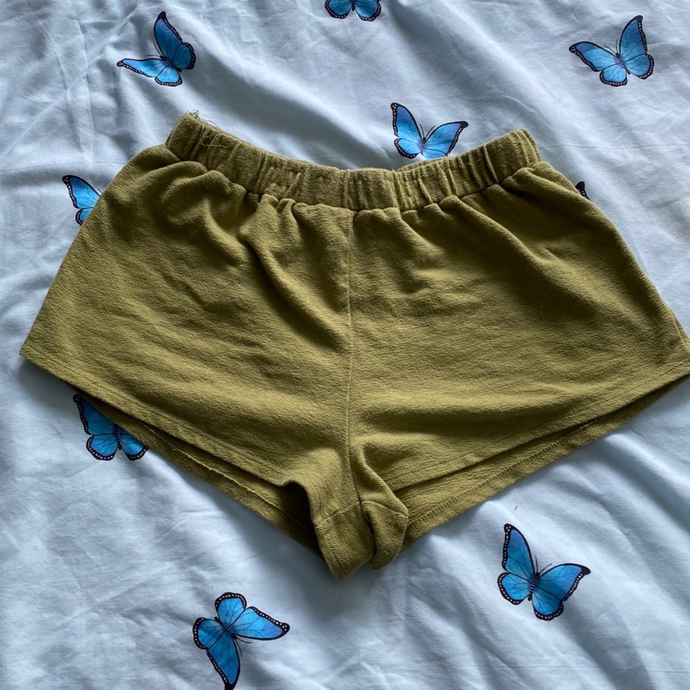 Forever 21 olive lounge shorts
